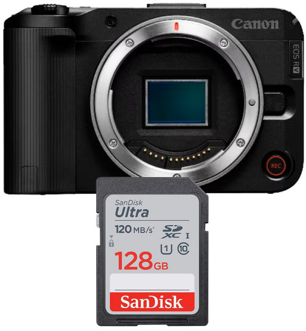 캐논 EOS R50V 미러리스 카메라 메모리카드 샌디스크 울트라SD 128GB