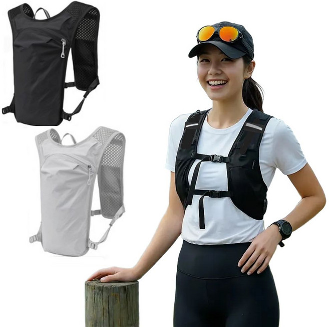 엠제이슈리 고급 초경량 트레일 러닝조끼 - 마라톤 등산 겸용