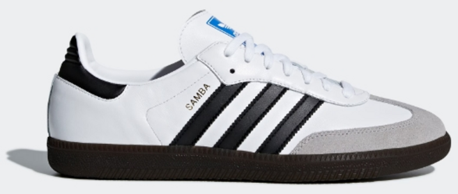 아디다스 삼바 OG 클라우드 화이트 & 코어 블랙 & 클리어 그래니트 (증정품 수납백+신발끈 ), A-1(증정품 수납백), 285