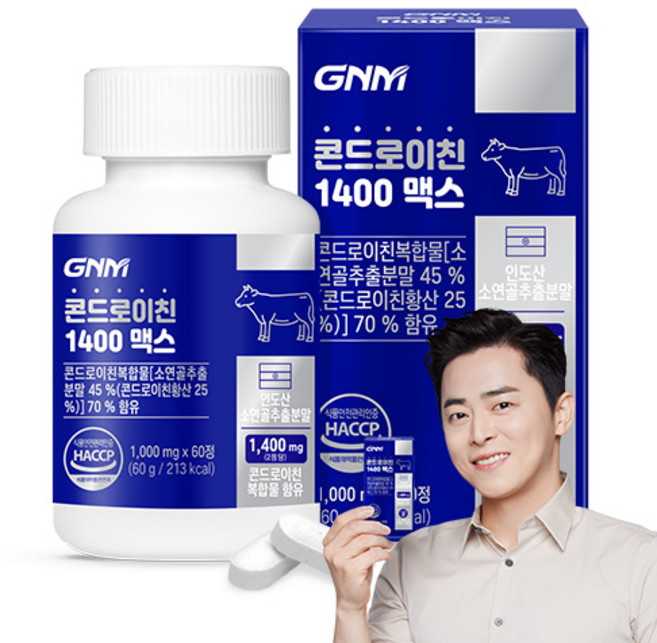자연의품격 콘드로이친 1400맥스 60g, 60정, 1개