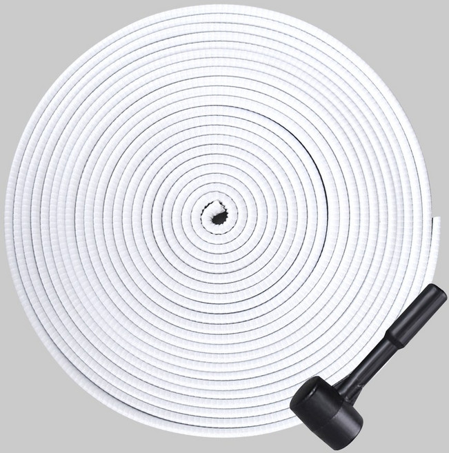 자동차 도어가드 스트랩 10m + 고무망치, 화이트, 1개