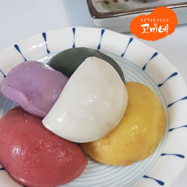 [시루와방아] 식어도 굳지않는 부드럽고 달콤쫄깃한 떡 9종, 3개, 330g