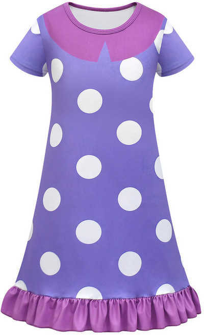 인사이드 아웃 엔비 코스프레 코스튬 소녀 공주 원피스 판타지 베스티도 2 가방 가발 세트 할로윈 파티 복장