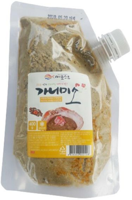 국내산 가니미소 대게딱지장 대게내장 400g, 1개