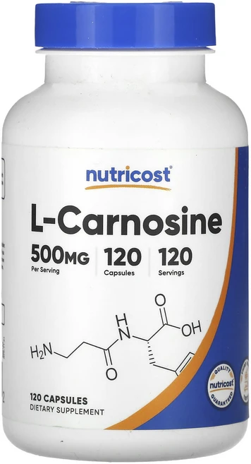 Nutricost l-카르노신 500mg 캡슐 120정, Nutricost l카르노신 500mg 캡슐 120정, 1개 - 쿠팡