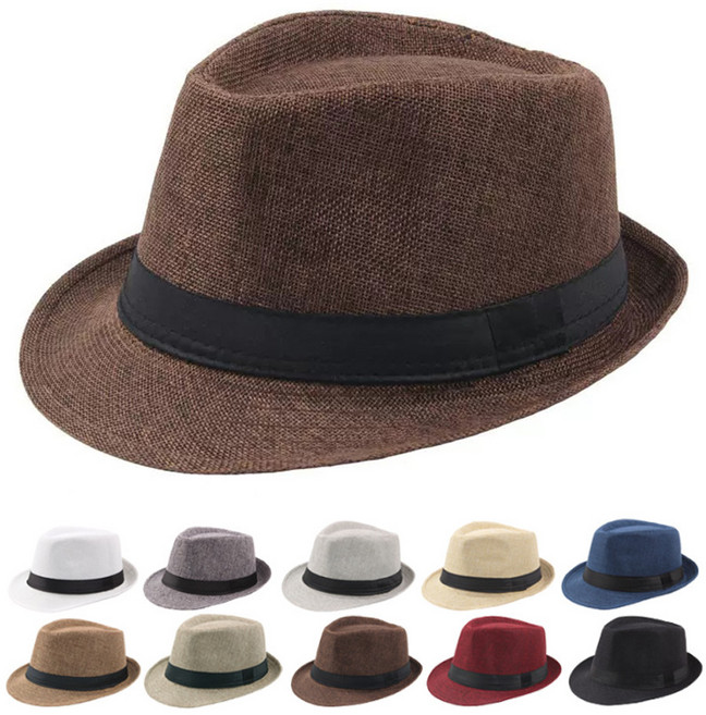 남자 패션 중년 멋쟁이 보터햇 신사모자 페도라 중절모 i89