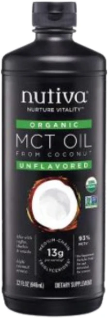 누티바 MCT 오일 언플레이버드 비건, 946ml, 1개 - 쿠팡