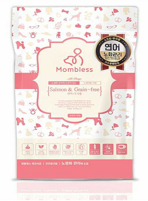 맘블레스 전연령견용 생선&무곡물 건식사료, 생선, 1.2kg, 1개