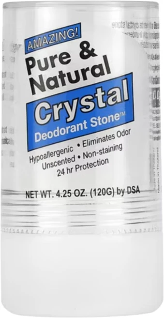 Thai Deodorant Stone Pure & Natural 크리스탈 데오드란트 스톤 120 g(4.25 oz), 1개, 120g - 쿠팡