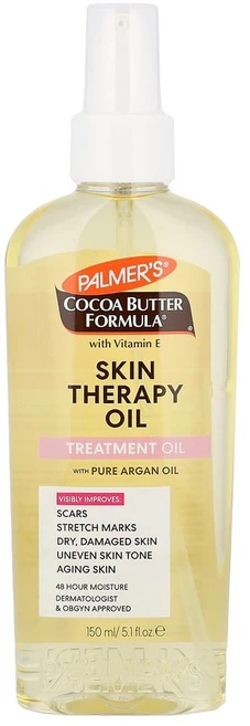 파머스(해외) 비타민E 함유 Cocoa Butter Formula 스킨 테라피 오일 150ml(5.1fl oz), 150ml, 1개 - 쿠팡
