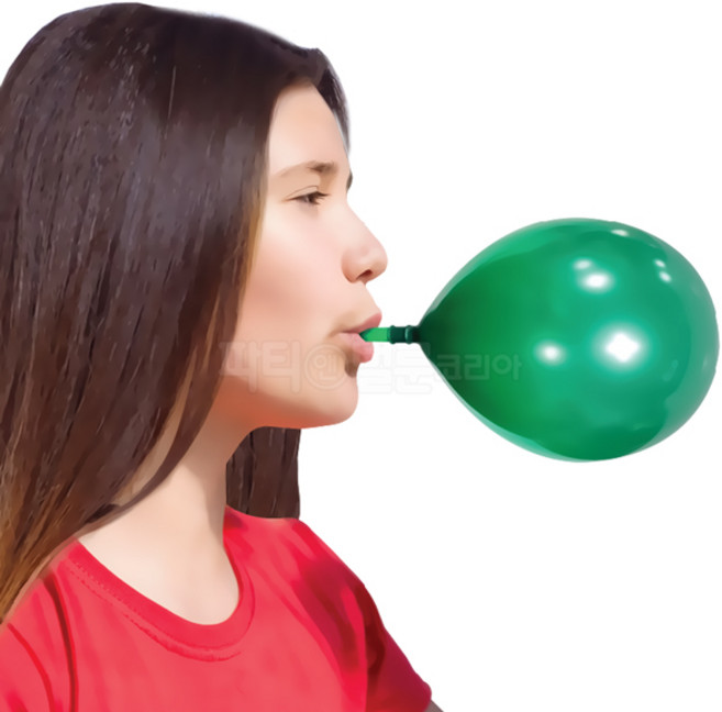 폐활량 늘리기 풍선 세트 복식호흡 연습, 1세트, 혼합