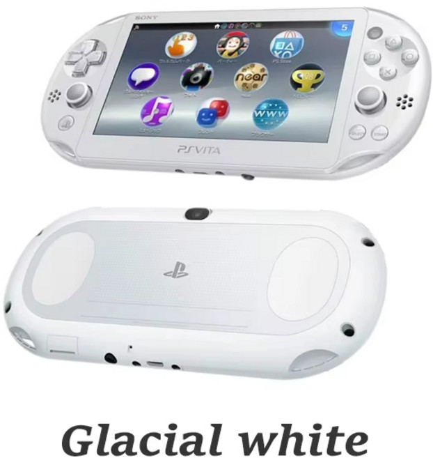 콘솔 악세사리프로페셔널 리퍼비시 PS VITA 2000 휴대용 게임 콘솔 Vita Slim / 언락 PKGj 스토어, 01 빠른, 02 128GB, 05 white