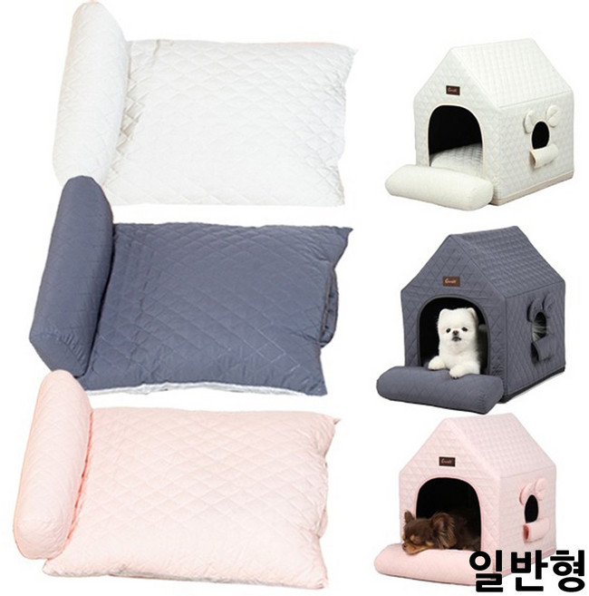 초코펫 강아지집 에브리데이하우스3.0 속방석만 일반형 택1, 1개, 핑크