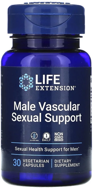 라이프익스텐션 메일 배스큘러 섹슈얼 서포트 베지테리안 캡슐, 30정, 1개 - 쿠팡