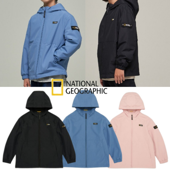 국내매장판 내셔널지오그래픽 내셔널지오그래픽키즈 바람막이 가을 자켓 간절기 후드 키즈바람막이 야상 키즈 주니어 아동 바람막이점퍼 후디 초등