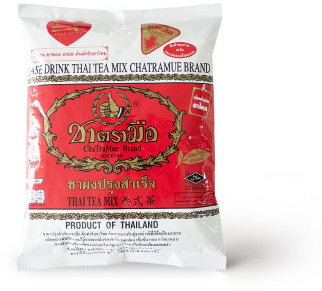 태국 차트라뮤 홍차 오리지널 타이 티 믹스 빨간색 400g 태국발송, 1개, 1개입
