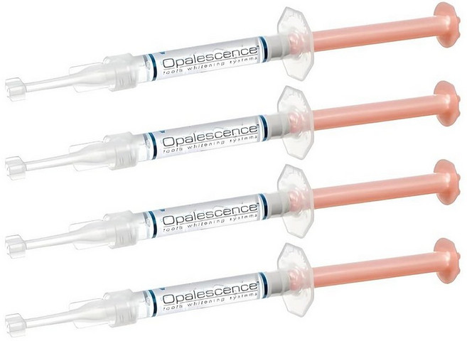 미국출고 평점4.5+ 239206 오팔레센스 35% 치아 화이트닝 젤 메론향 4개, 0.04 Fl Oz (Pack of 4)