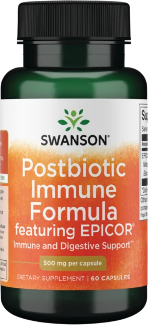 스완슨 포스트바이오틱 이뮨 포뮬러 에피코 500mg 캡슐, 1개, 60정 - 쿠팡