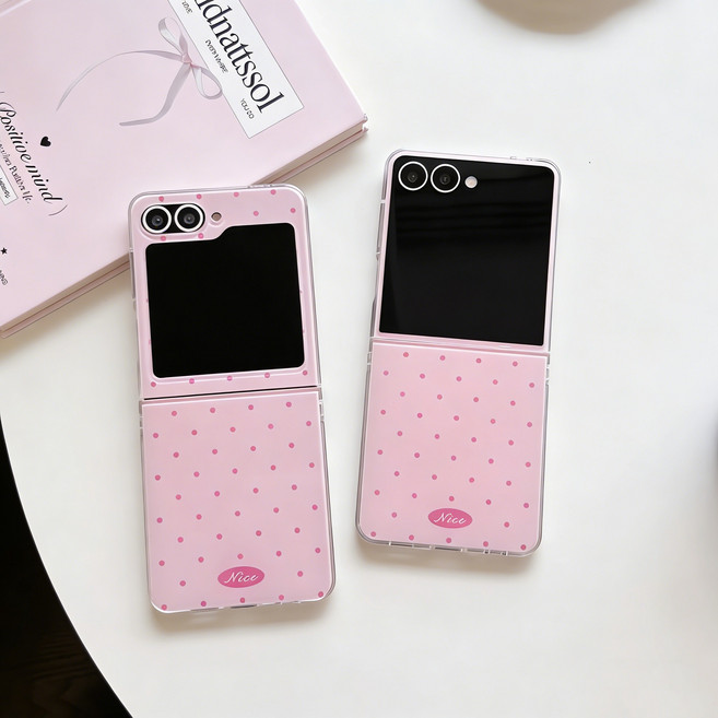 아펙시움 갤럭시 z플립5 z플립6 z플립7 맥세이프 낙상 방지 핸드폰케이스 핑크 지지대