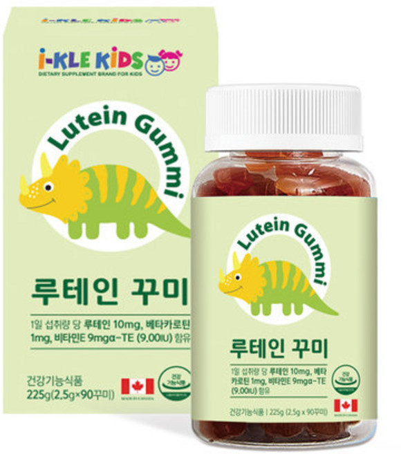 아이클키즈 루테인 90꾸미, 90개, 90정