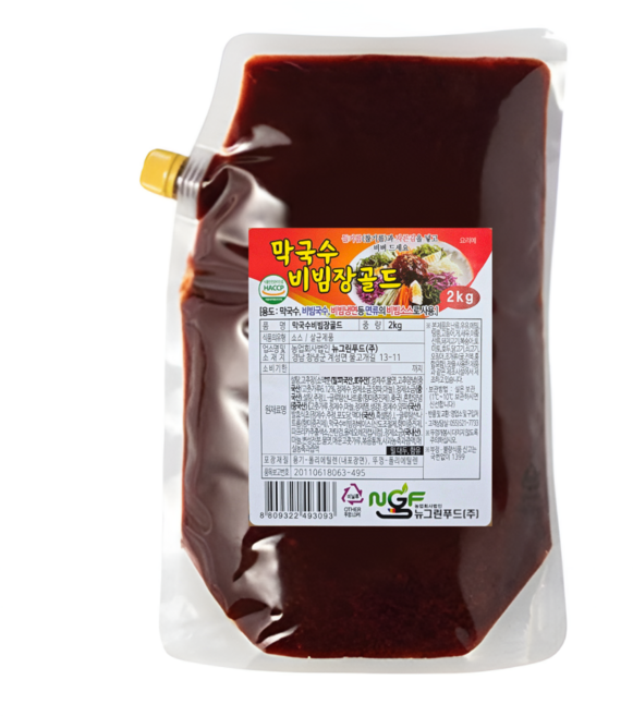 오로지 막국수비빔장골드 2kg(26년8월3일), 1개, 2kg