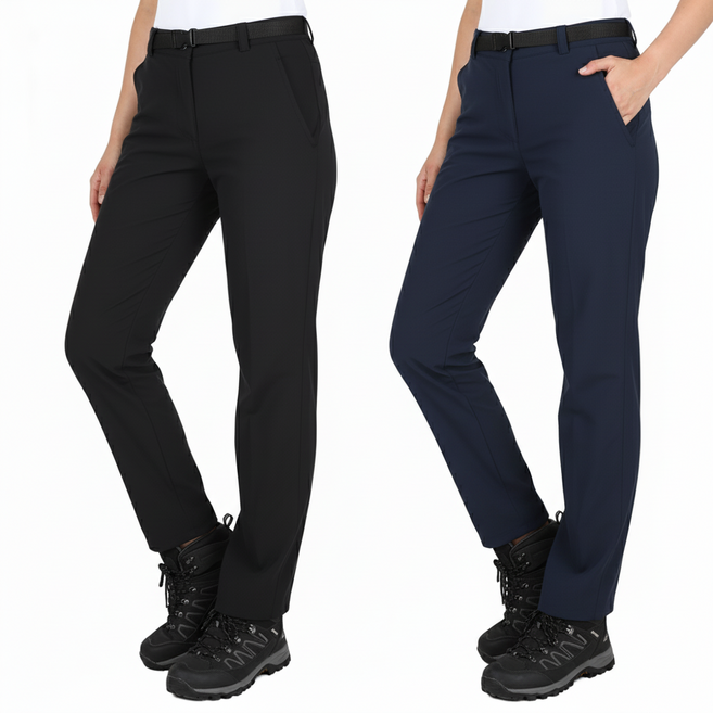 2장 여름밴딩팬츠 여성 스트레치 일자핏 스판 일바지 빅사이즈