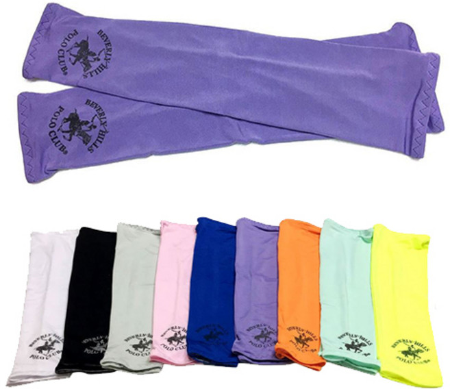 베버리힐스 폴로 쿨토시 자외선차단 작업토시, 퍼플x2