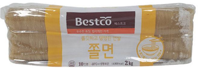 (냉동)베스트코쫄면 2kg, 1개