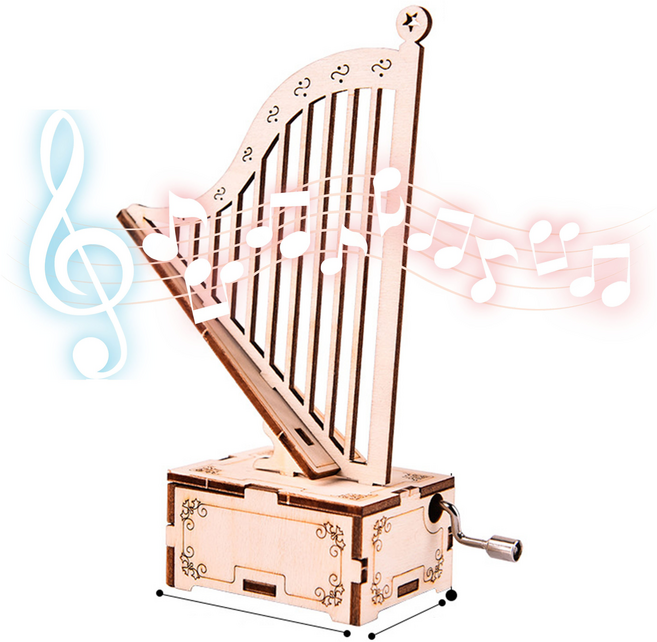 오르골 만들기 DIY 콘솔피아노, 하프만들기