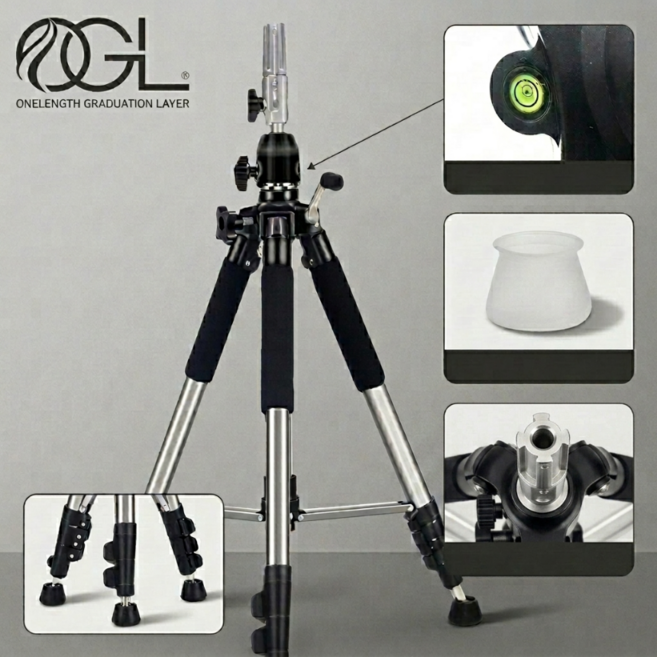 오지엘(OGL) 특수형조절헤드 미용삼각대, 특수형삼각대, 1개