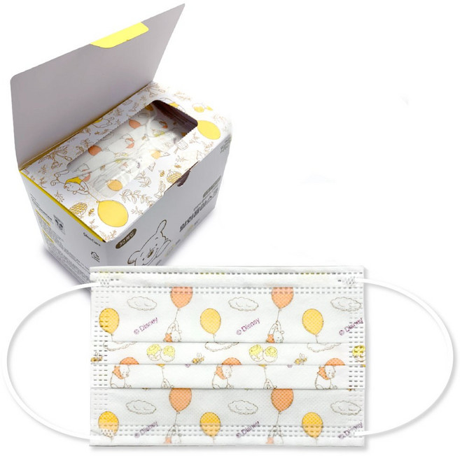 디즈니 MB필터 덴탈마스크 소형 30매입, 30개입, 1개, 푸