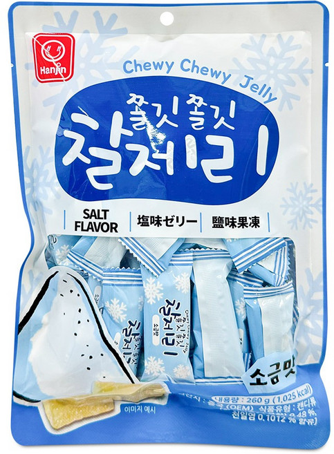 한진 쫄깃쫄깃 찰제리 소금맛 260g, 1개