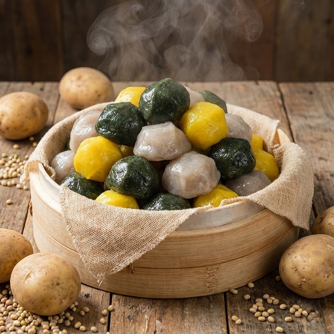 토박이마을 참모듬 감자떡, 2개, 1.4kg