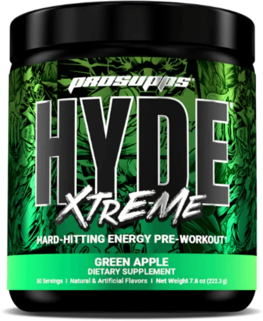 HYDE Xtreme 초강력 에너지 부스터 그린애플 맛, 1개, 222g - 쿠팡