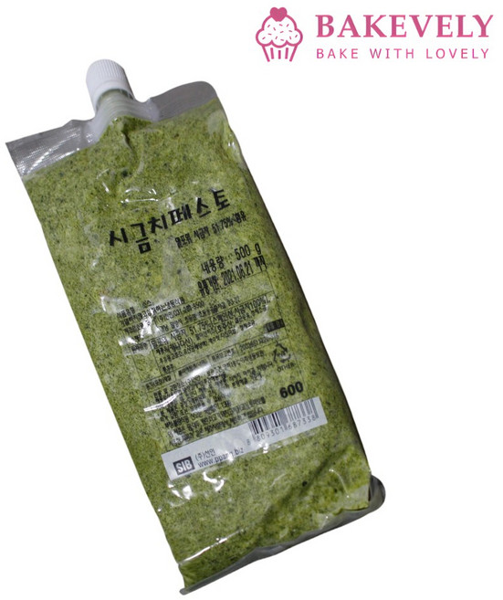 [아이스박스포함] 시금치페스토 500g 스파게티 파스타 선인