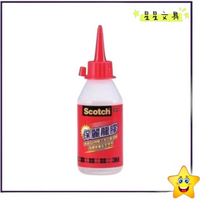 Scotch 保麗龍膠 黏性佳 快速乾燥 透明無痕 手工藝、模型製作皆可使用, 1瓶