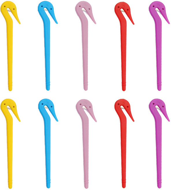 생활친구 이지컷 머리끈 고무줄 칼 커터 10P