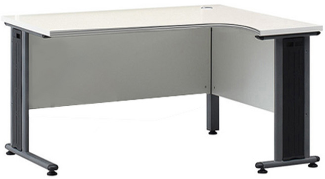 에스엔케이퍼니처 L형퍼즐책상 사무용책상 사무실책상 1400 1600 1800/지방택배가능, W1600*D1200*H720/우측/화이트