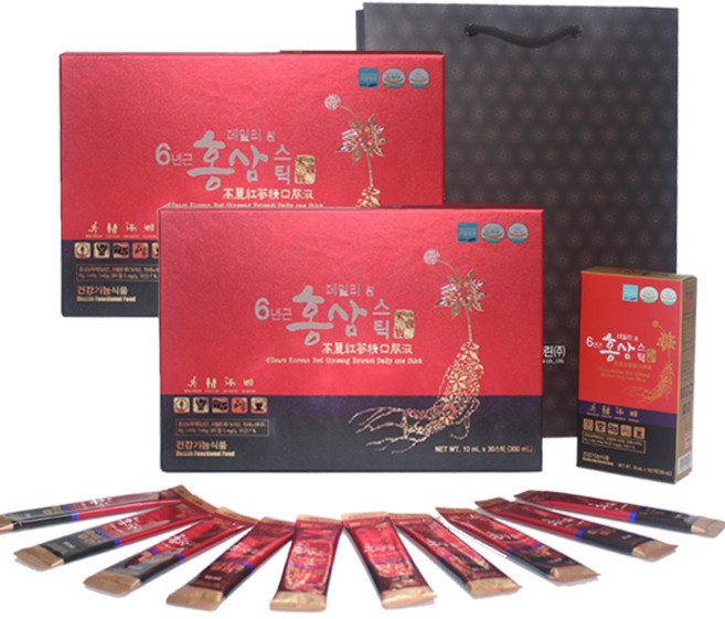 6년근 데일리원 홍삼스틱, 60개