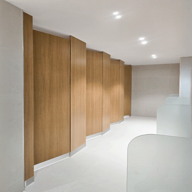 맞춤제작 우드 화장실 칸막이 모던 우드 큐비클 상가 카페 관공서용 고급형, 화장실칸막이 7헤베