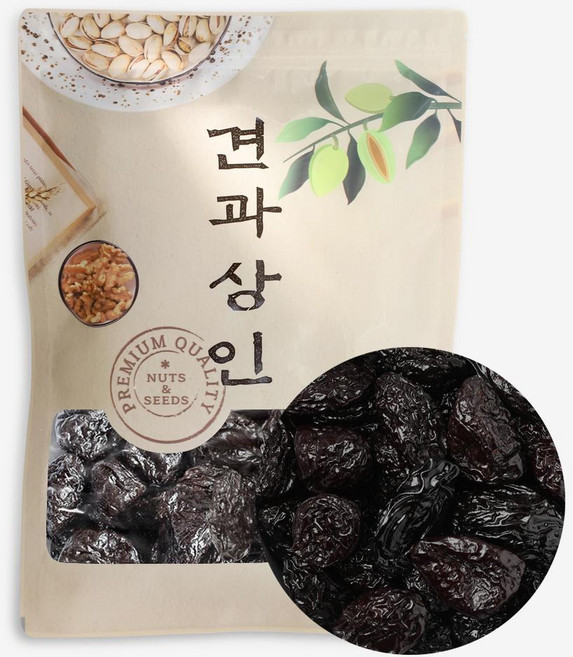 [견과상인]건자두 푸룬 1kg 캘리포니아산 말린 자두 무설탕, 1개