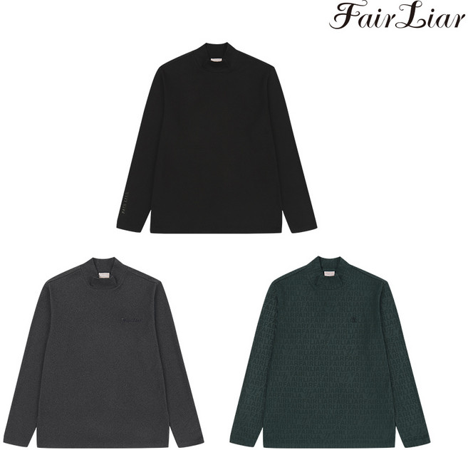 [페어라이어] 남성 기모 폴로티셔츠 3종세트