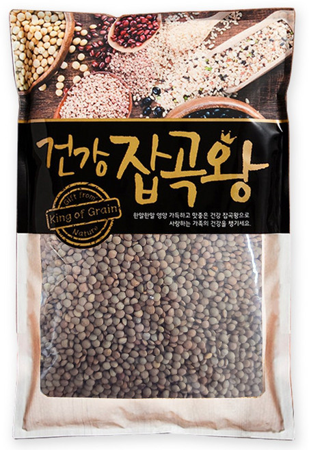 [가온애] 슈퍼푸드 렌틸콩 (브라운), 1개, 1kg