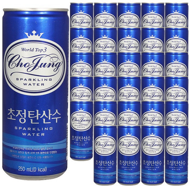 초정탄산수, 250ml, 60개
