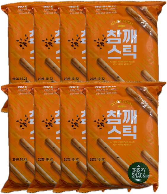 노브랜드 참깨스틱, 8개, 187g