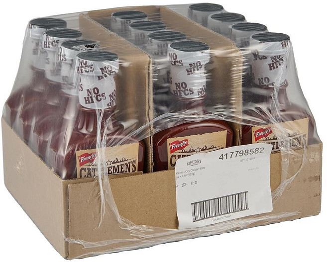 Cattlemen's 캔자스 클래식 BBQ 소스 18온스, 1.12 Pound (Pack of 12), 510g, 1개