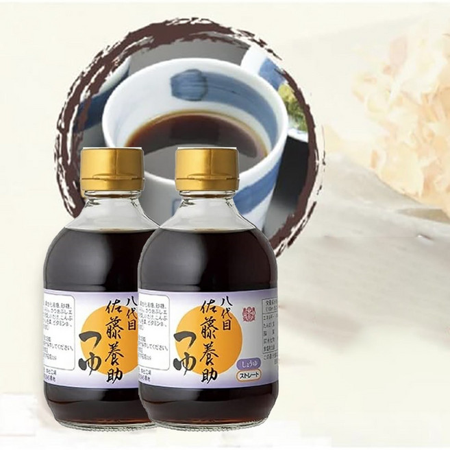 사토 요스케 이나니와 우동용 쓰케 쯔유 간장맛 300mlX2개, 300ml