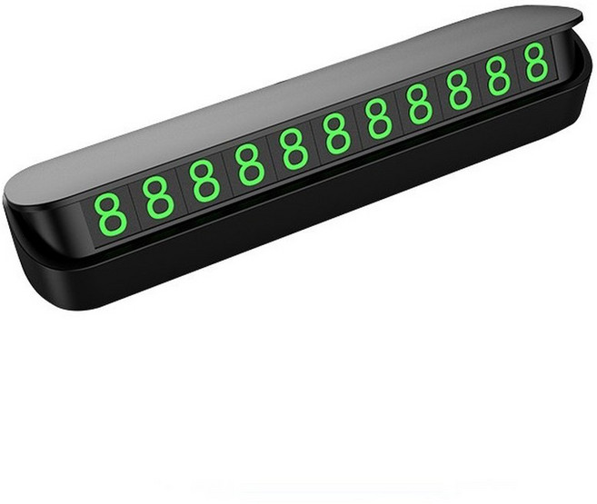 자동차 주차 전화 번호판 Lexus IS350 GS430 RX400h RX330 IS250 ES330 용 임시, Black, 1개