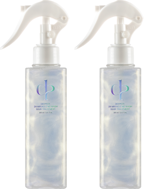 디피어 24 미라클 노워시 단백질 헤어 트리트먼트 극손상 손상모 즉시개선, 2개, 160ml