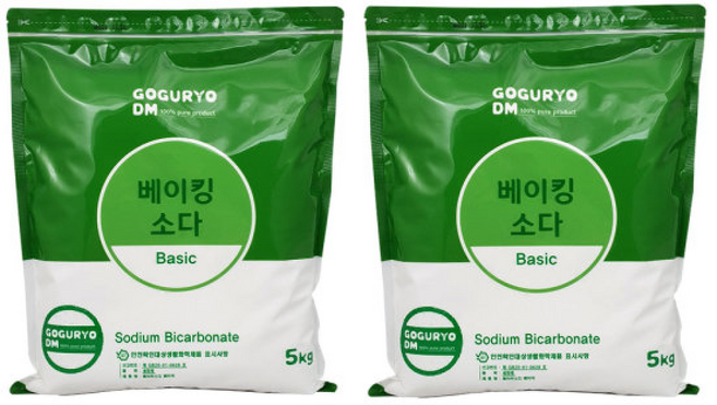 베이킹소다 x/10kg/세탁세제 주방세제, 2개, 5kg